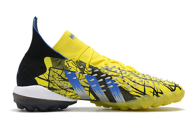 Adidas Predator Freak.1 FG X-Men Firm-Ground Soccer Cleats - Black/Yellow/Blue (High-Top)