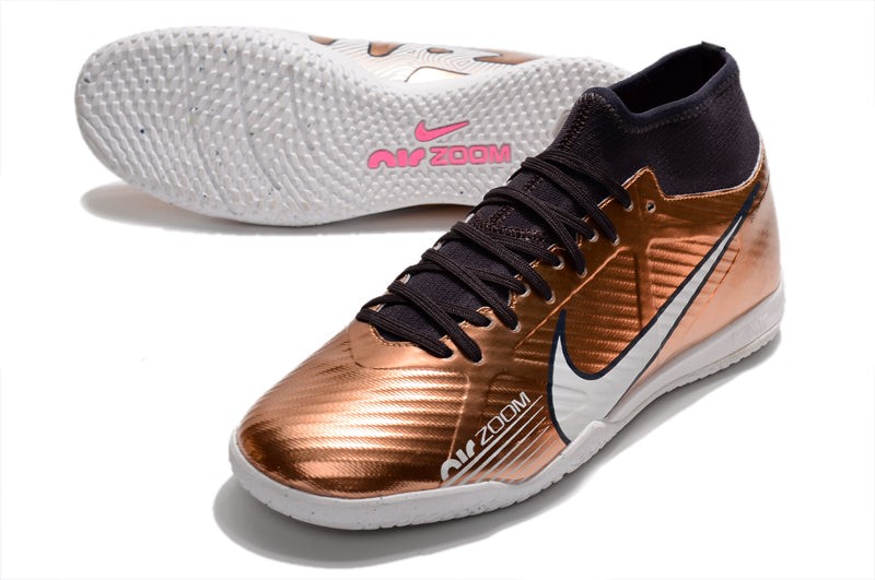 Nike Air Zoom Superfly 9 TF Futsal Shoes - Bronze - High Top