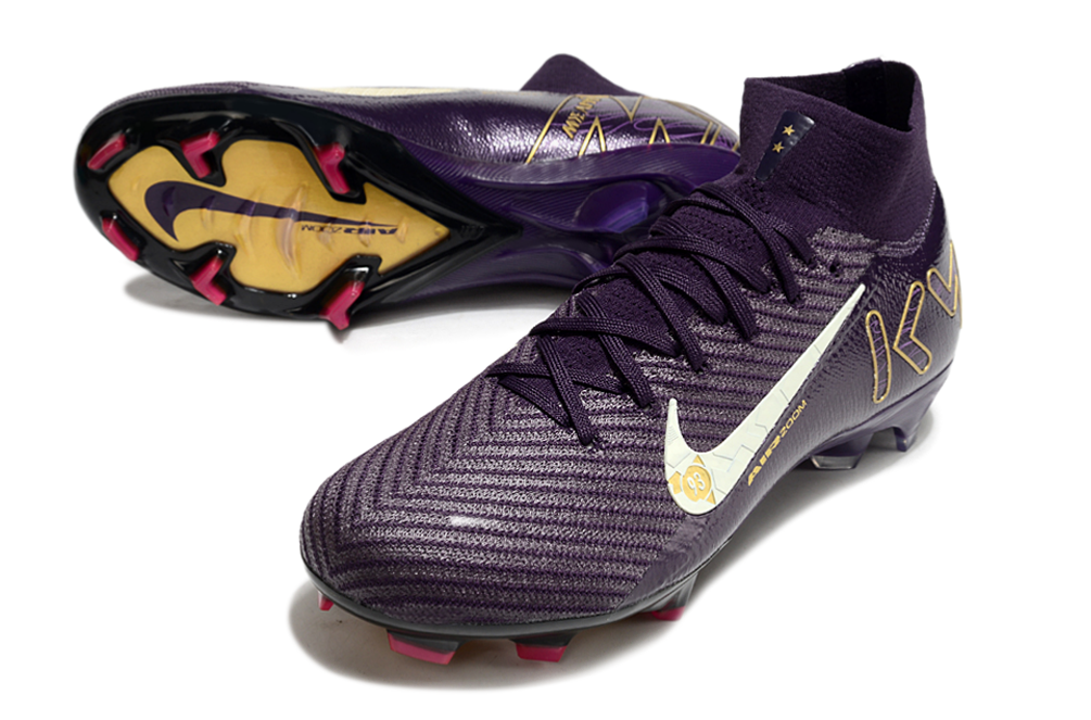 Nike Air Zoom Mercurial Superfly 10 Elite FG - Mens Soccer Cleats - Firm Ground - Black/White/Black