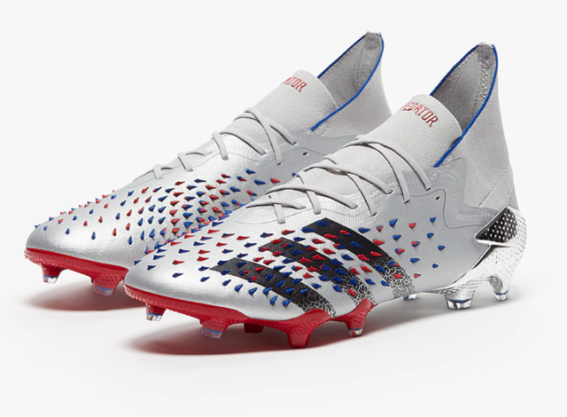 Adidas Predator Freak .1 FG Soccer Cleats – High Top – Gray