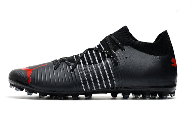 Puma Future Z FG Firm-Ground Soccer Cleats - Black/Red (Low)