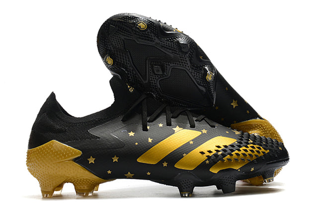Adidas Predator Mutator+ FG Soccer Cleats – Low Top – Black/Gold