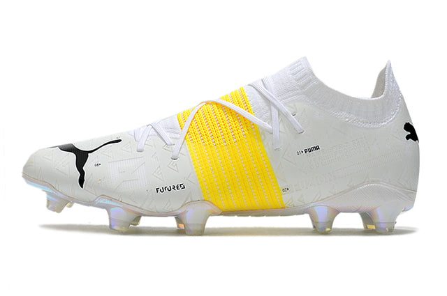 Puma Future Z FG Soccer Cleats – White/Yellow