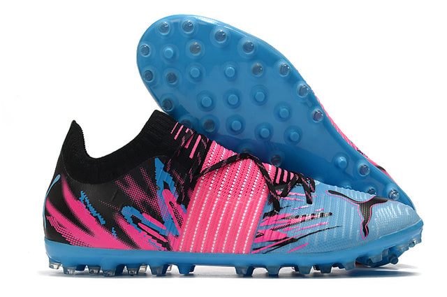 Puma Future Z FG Firm-Ground Soccer Cleats - Blue/Pink (Low)