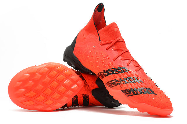 Adidas Predator Freak.1 FG Firm-Ground Soccer Cleats - Red (High-Top)
