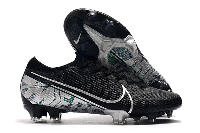 Nike Mercurial Vapor 13 Elite FG Football Boots Black e Green - Low