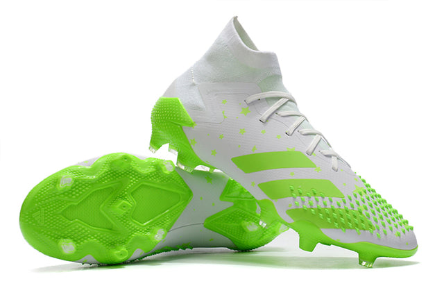 Adidas Predator Mutator .1 FG Soccer Cleats – High Top – White/Green
