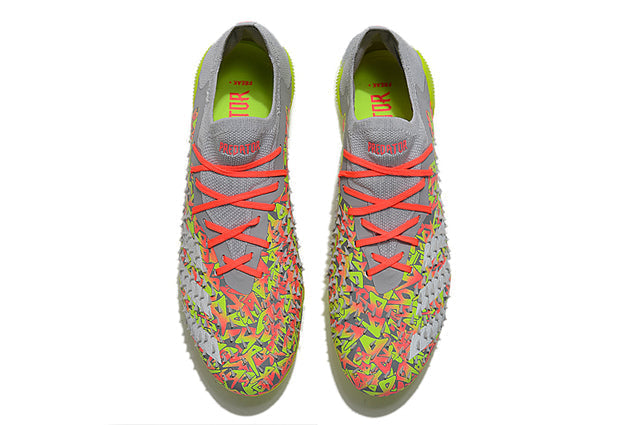 Adidas Predator Freak .1 FG Soccer Cleats – Low Top – Clear Grey/White/Solar Yellow