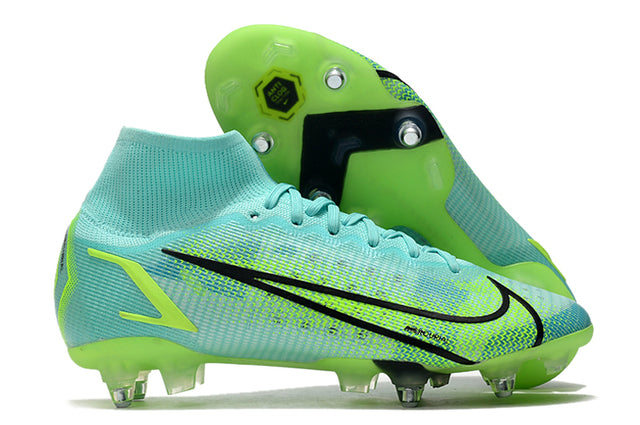 Nike Mercurial Superfly VIII Elite SG-PRO Anti-Clog Turf Soccer Cleat - Green