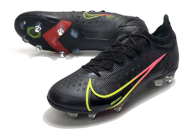Nike Mercurial Vapor XIV Elite SG PRO Anti Clog Firm-Ground Soccer Cleats - Black/Yellow