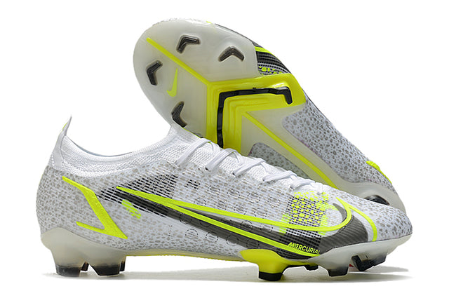 Nike Mercurial Vapor 14 Elite FG - Grey and Green - Low