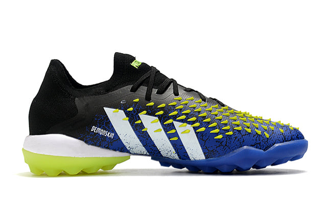 Adidas Predator Freak .1 Turf Soccer Shoes Black/Blue/Yellow - Low
