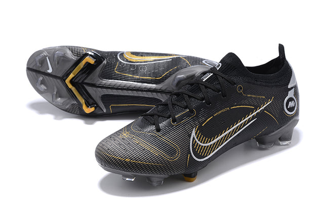 Nike Mercurial Vapor 14 Elite FG Black and Gold Football Boots - Low