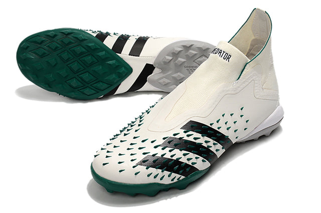 Adidas Predator Freak+ FG Soccer Cleats – High Top – White/Green