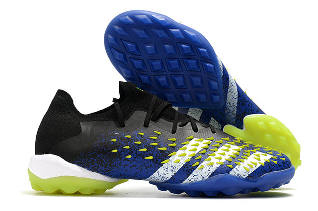 Adidas Predator Freak .1 Turf Soccer Shoes Black/Blue/Yellow - Low