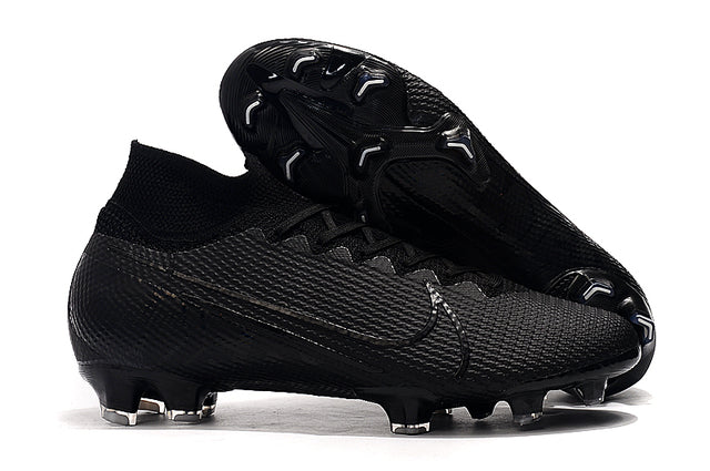 Nike Mercurial Superfly 7 Elite FG - Black/Black/Black - Mens Soccer Cleats