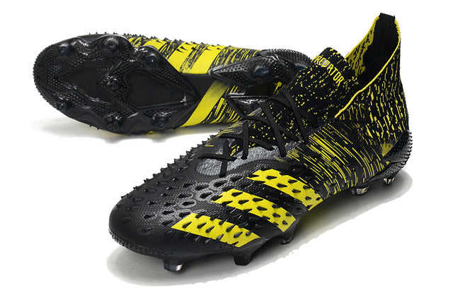 Adidas Predator Freak .1 FG Soccer Cleats – High Top – Black/Yellow