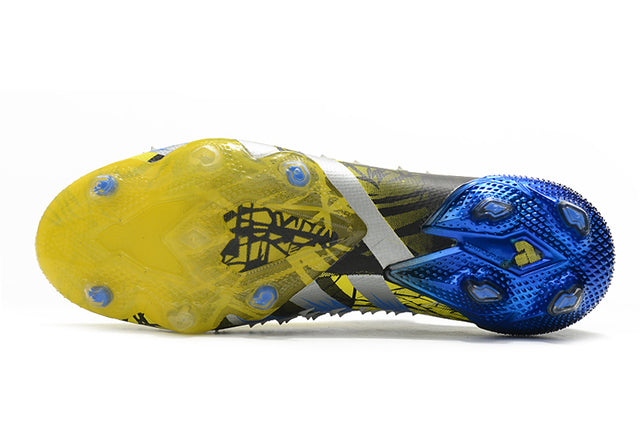 Adidas Predator Freak .1 FG Soccer Cleats – Low Top – Xmen/Black/Yellow/Blue