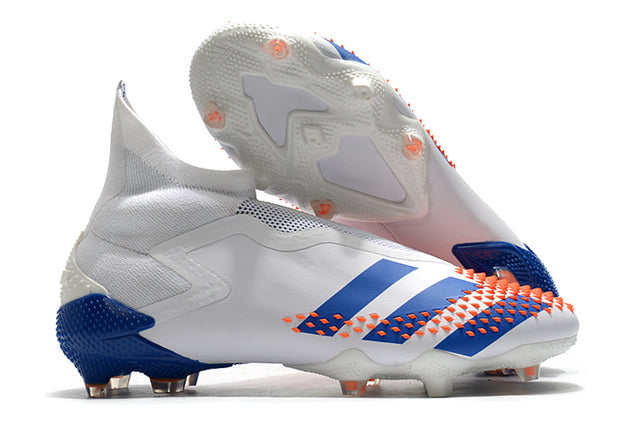 Adidas Predator Mutator+ FG Soccer Cleats – High Top – White/Blue