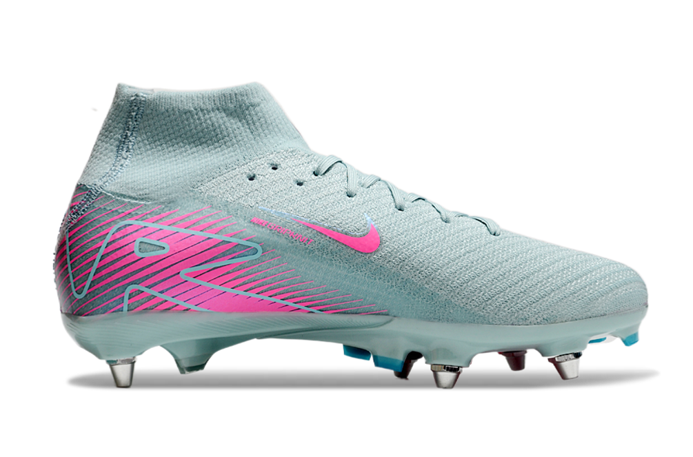 Nike Air Zoom Mercurial Superfly 10 SG Elite FG - Mens Soccer Cleats - Firm Ground - Black/White/Black