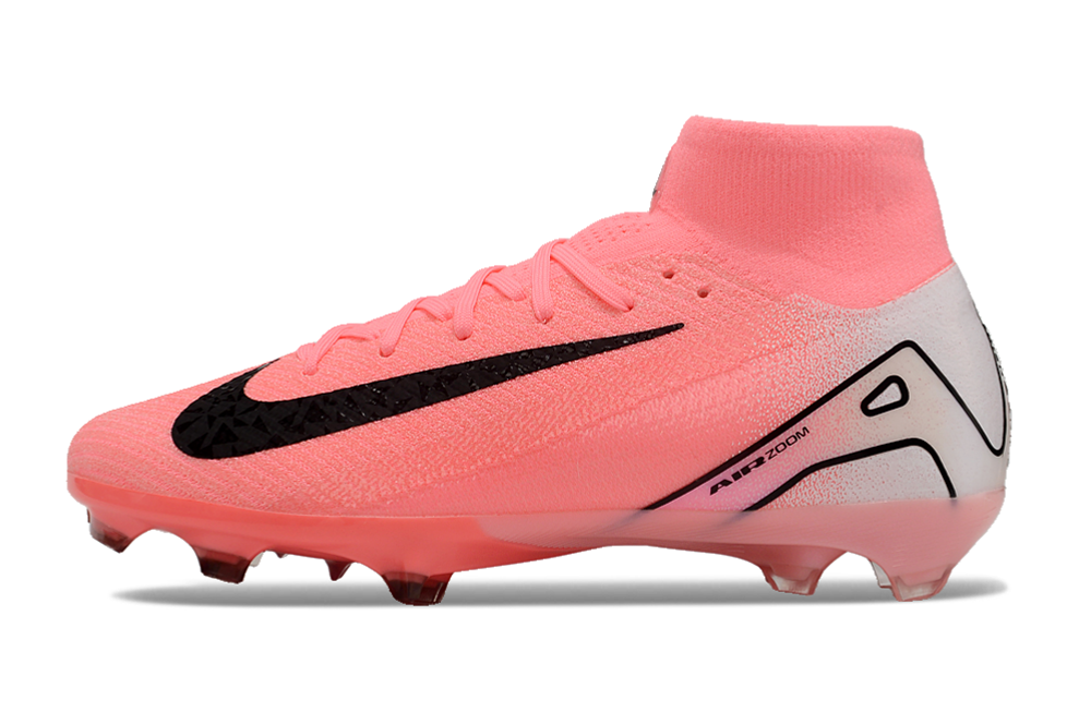 Nike Air Zoom Mercurial Superfly 10 Elite FG - Mens Soccer Cleats - Firm Ground - Black/White/Black