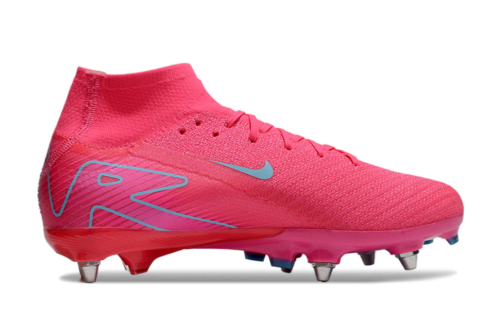 Nike Air Zoom Mercurial Superfly 10 SG Elite FG - Mens Soccer Cleats - Firm Ground - Black/White/Black