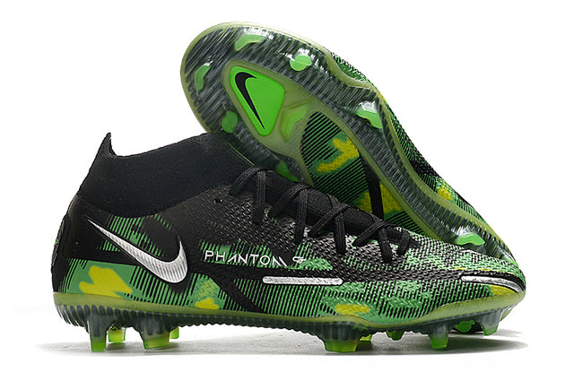 Nike Phantom GT2 Elite FG Soccer Cleats – High Top – Green Turtle