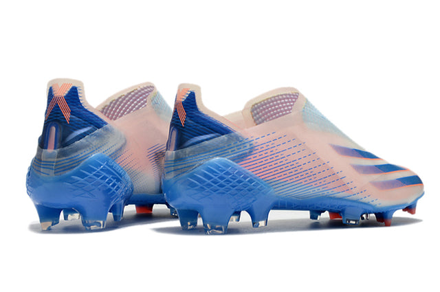 Adidas X Ghosted FG Soccer Cleats – Blue/Rose