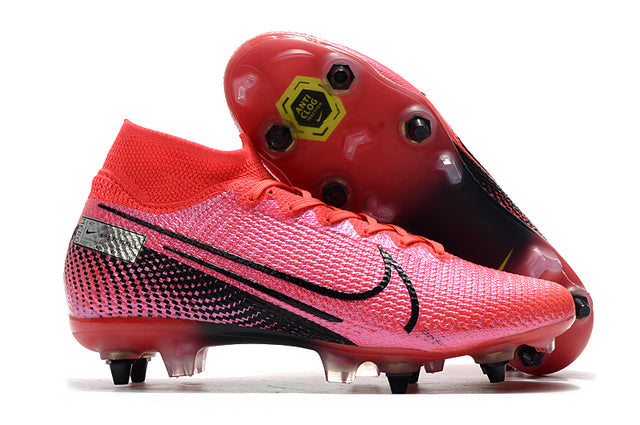 Nike Mercurial Superfly 7 Elite SG-PRO Anti-Clog Traction Football Boots-PRO Anti Clog Red Limited - Cano Alto