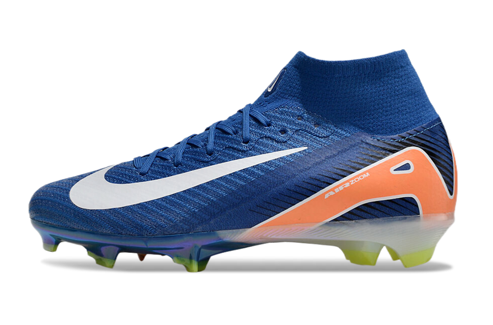 Nike Air Zoom Mercurial Superfly 10 Elite FG - Mens Soccer Cleats - Firm Ground - Black/White/Black