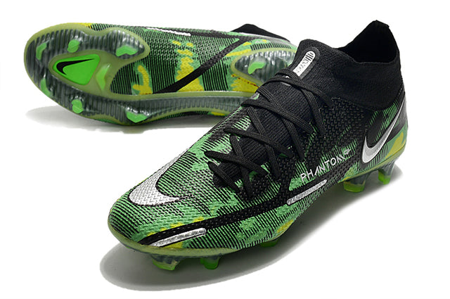 Nike Phantom GT2 Elite FG Soccer Cleats – High Top – Green Turtle