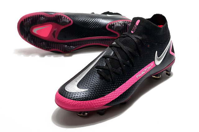 Nike Phantom GT Elite Dynamic Fit FG Soccer Cleats – High Top – Black/Pink