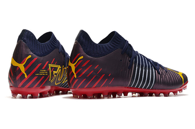 Puma Future Z FG Firm-Ground Soccer Cleats - Black/Red/Orange