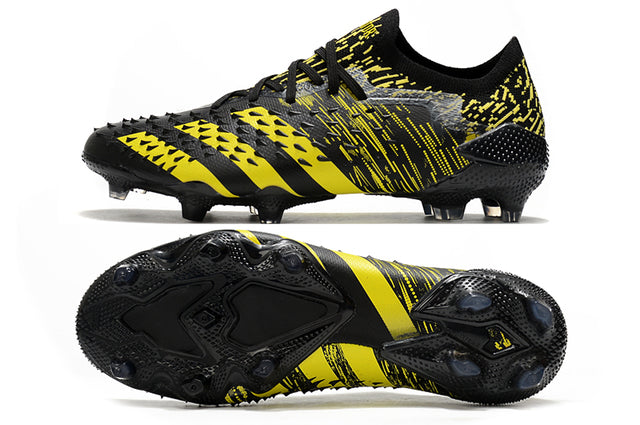 Adidas Predator Freak .1 FG Soccer Cleats – Low Top – Black/Yellow
