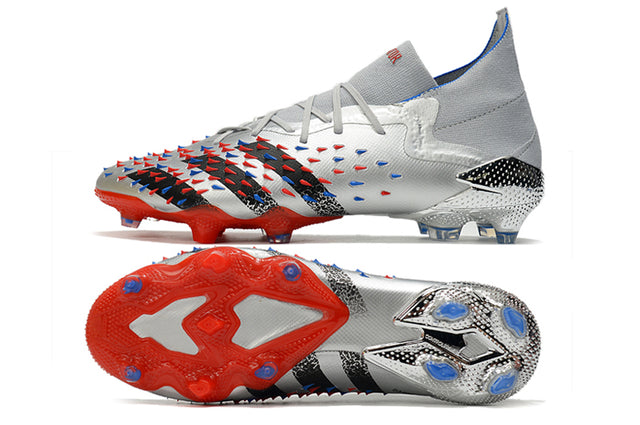 Adidas Predator Freak .1 FG Soccer Cleats – High Top – Gray