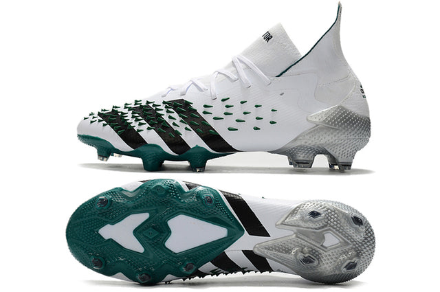 Adidas Predator Freak .1 FG Soccer Cleats – High Top – White/Green