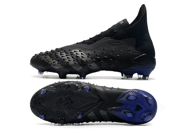 Adidas Predator Freak+ FG Soccer Cleats – High Top – Black/Blue