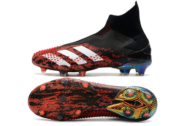 Adidas Predator Mutator+ FG Soccer Cleats – High Top – Black/Red