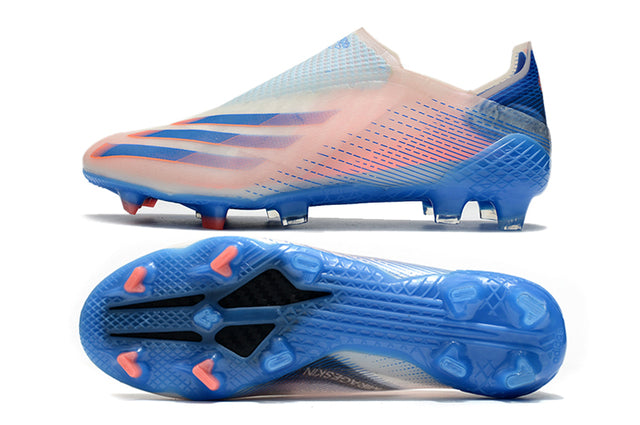Adidas X Ghosted FG Soccer Cleats – Blue/Rose