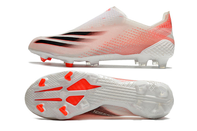 Adidas X Ghosted FG Soccer Cleats – White/Red