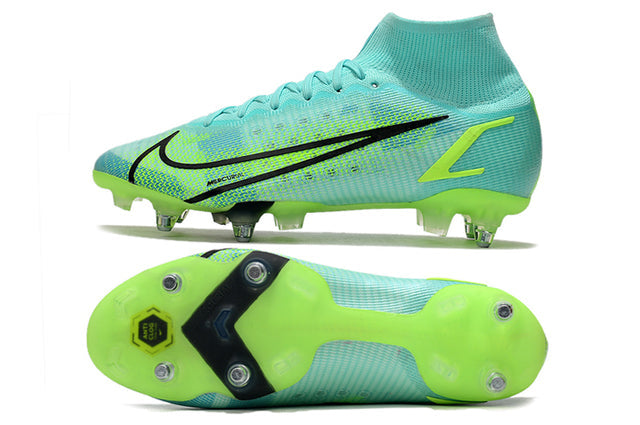 Nike Mercurial Superfly VIII Elite SG-PRO Anti-Clog Turf Soccer Cleat - Green