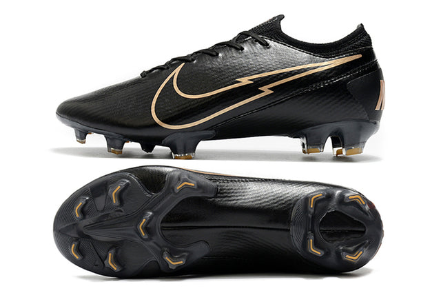 Nike Mercurial Vapor 13 Elite FG Football Boots Black/Gold - Low
