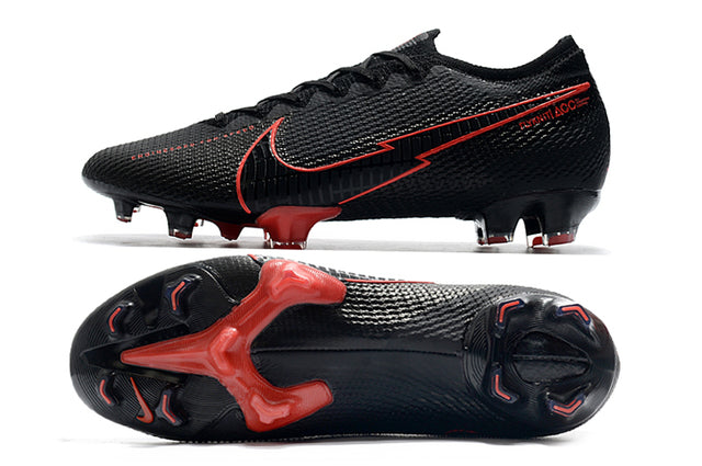 Nike Mercurial Vapor 13 Elite FG Football Boots Black and Red - Low