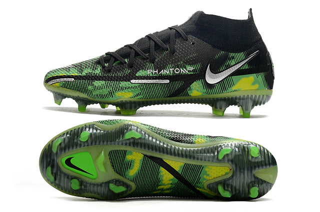 Nike Phantom GT2 Elite FG Soccer Cleats – High Top – Green Turtle