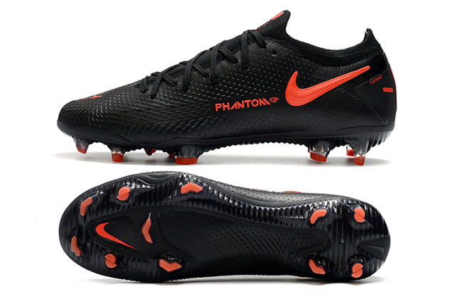 Nike Phantom GT Elite FG Soccer Cleats – Low Top – Black/Red