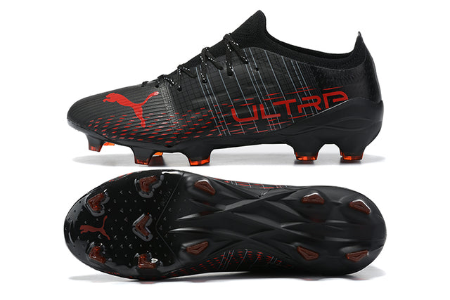 Puma Ultra FG Soccer Cleats – Black/Red