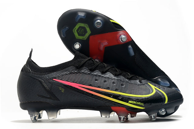 Nike Mercurial Vapor XIV Elite SG PRO Anti Clog Firm-Ground Soccer Cleats - Black/Yellow