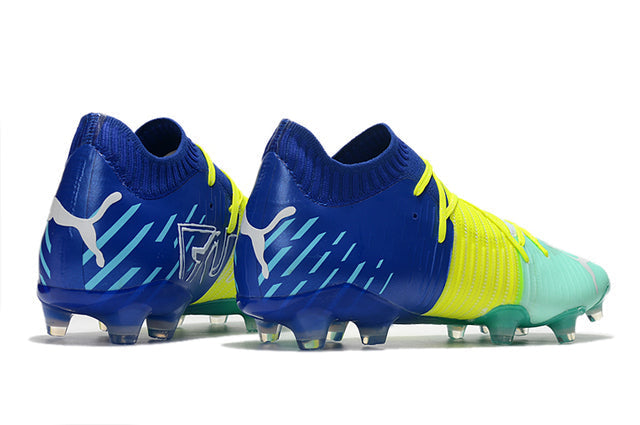 Puma Future Z FG Soccer Cleats – Blue/Yellow/Green