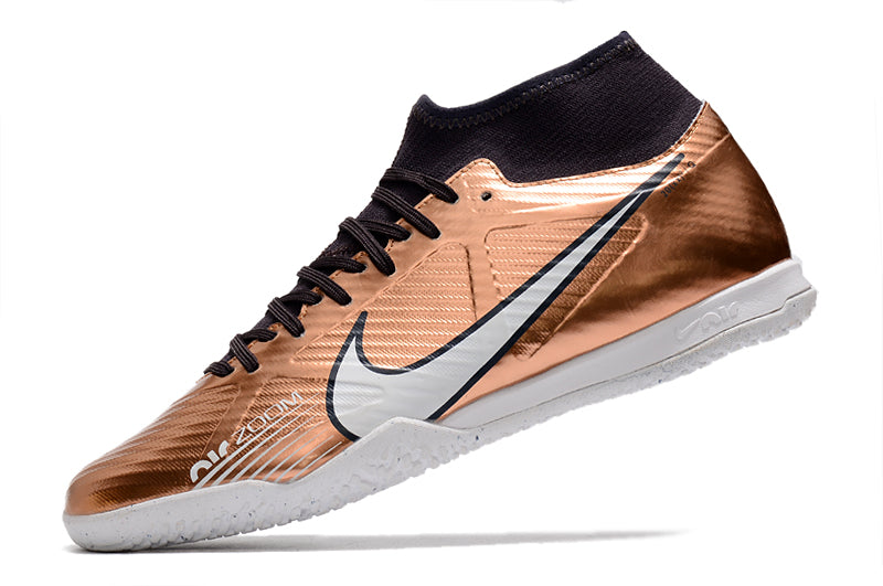 Nike Air Zoom Superfly 9 TF Futsal Shoes - Bronze - High Top