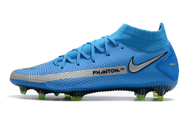 Nike Phantom GT Elite Dynamic Fit FG Soccer Cleats – High Top – Blue